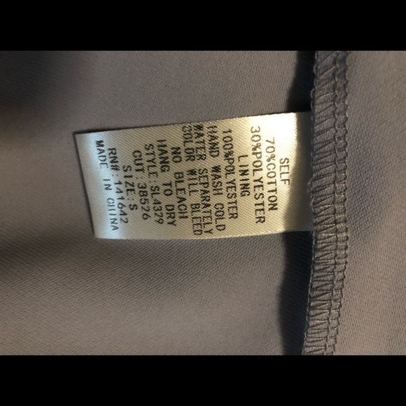 Gray Blue Strappy  Shoulder Sheath Dress - Picture 5 of 5